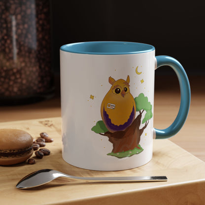 Badgie Ceramic Coffee Mug - Intersex Owl “Albert”