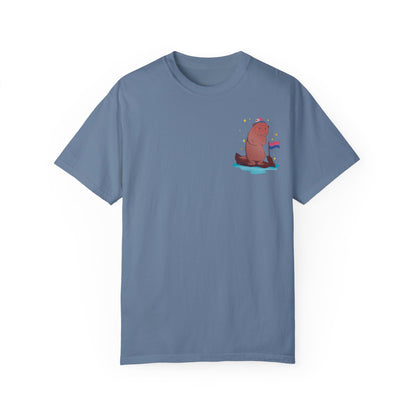 Badgie T-Shirt - Bisexual Otter "River"