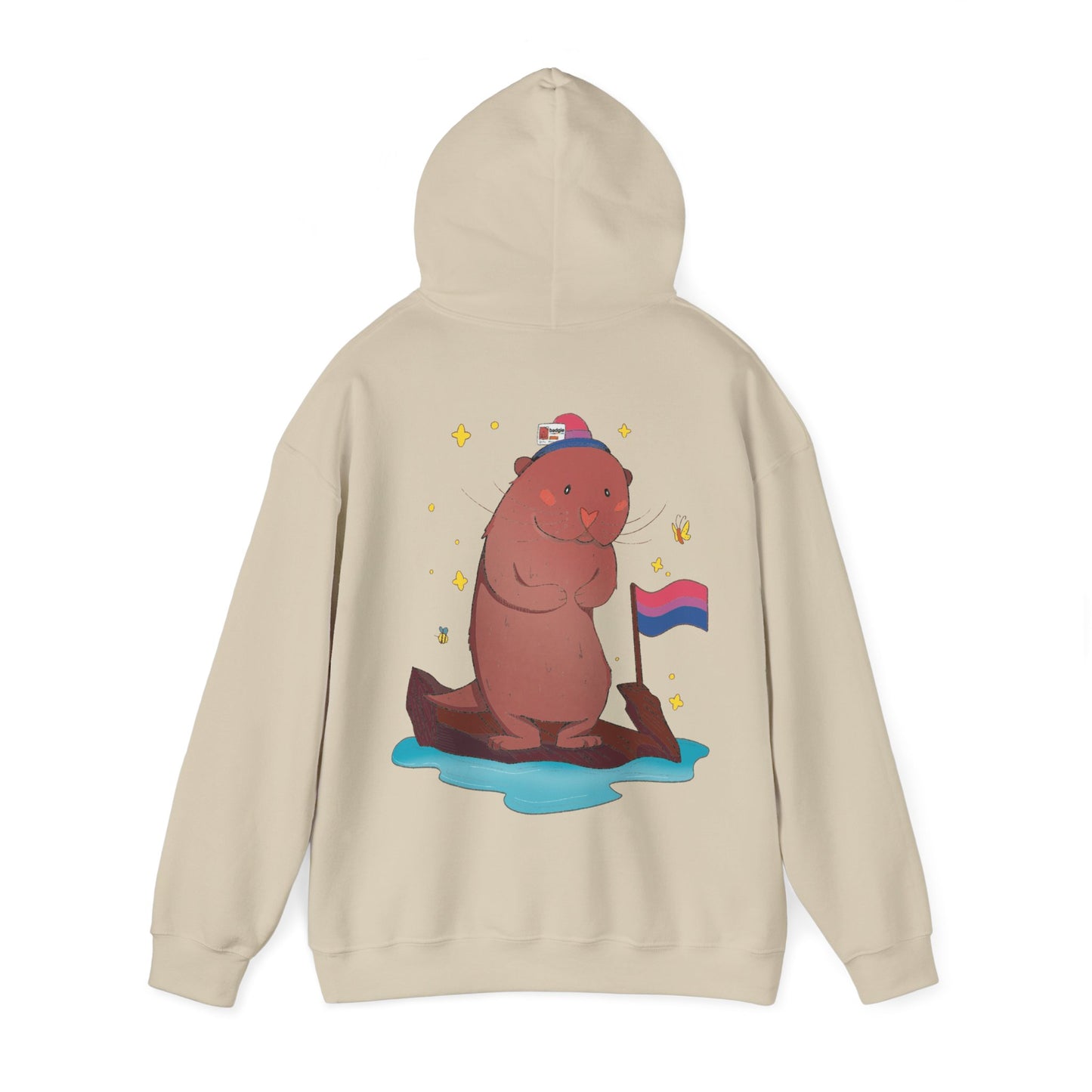 Badgie Hoodie - Bisexual Otter "River"