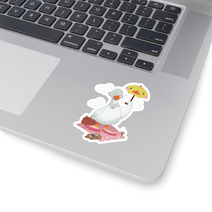 Kiss-Cut Stickers - Lesbian Goose "Tula"