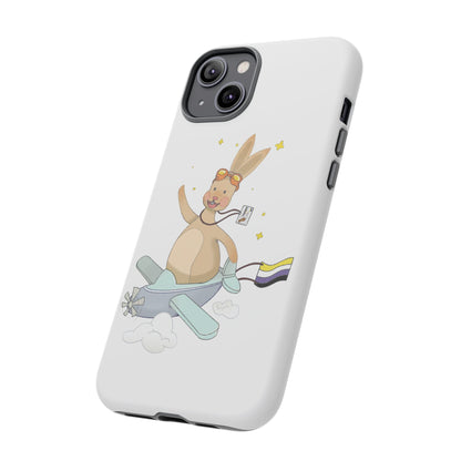 Badgie iPhone Case - Nonbinary Rabbit "Rex"