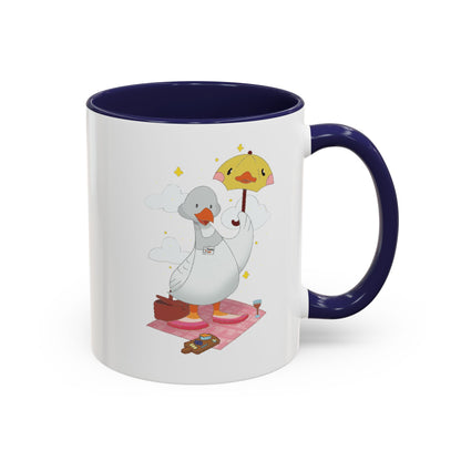 Badgie Ceramic Coffee Mug - Lesbian Goose “Tula”