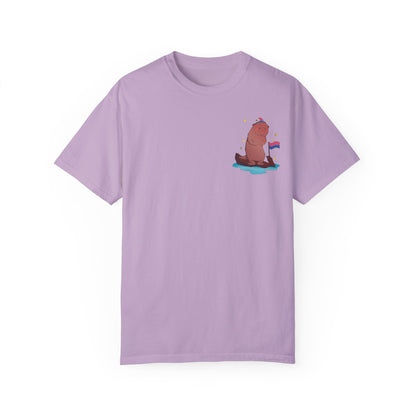 Badgie T-Shirt - Bisexual Otter "River"