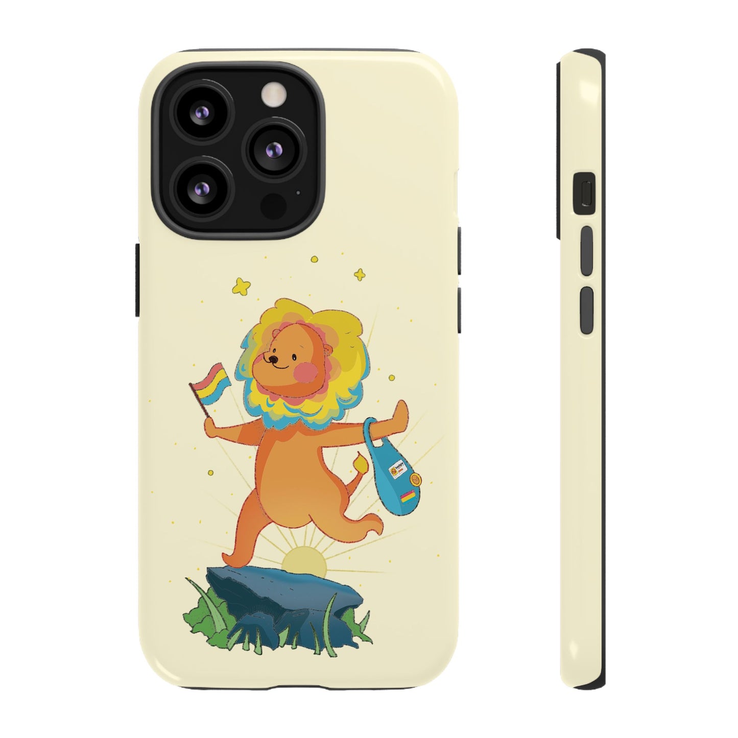 Badgie iPhone Case - Pansexual Lion "Barb"