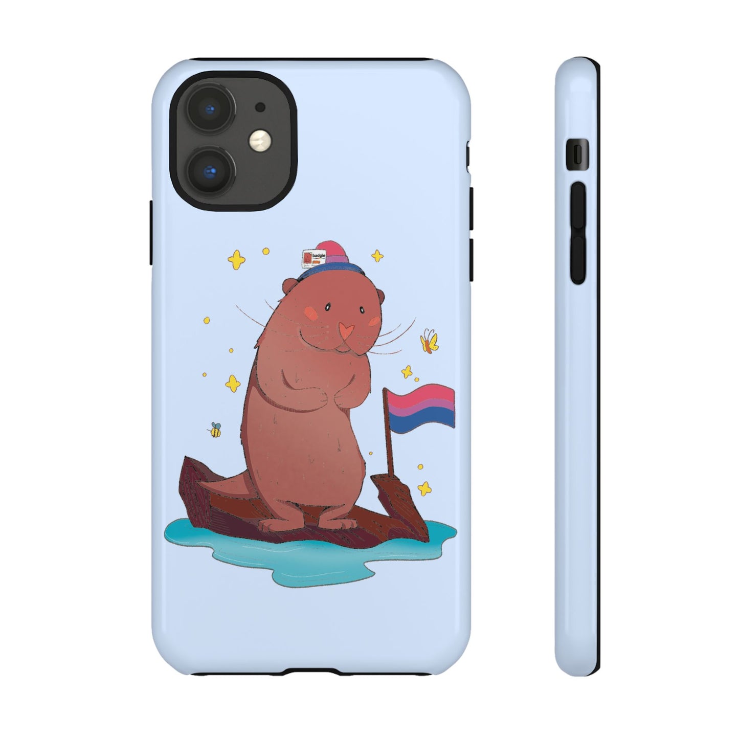 Badgie iPhone Case - Bisexual Otter "River"