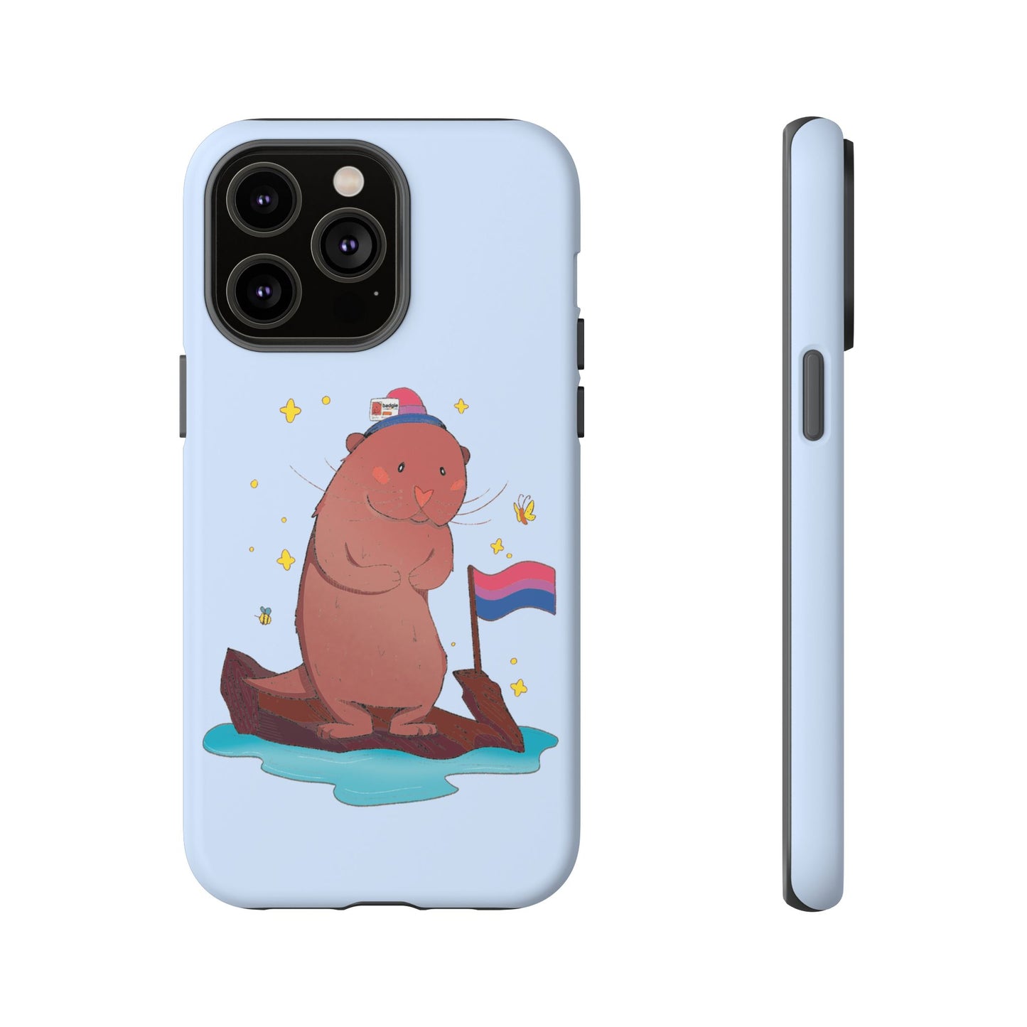 Badgie iPhone Case - Bisexual Otter "River"