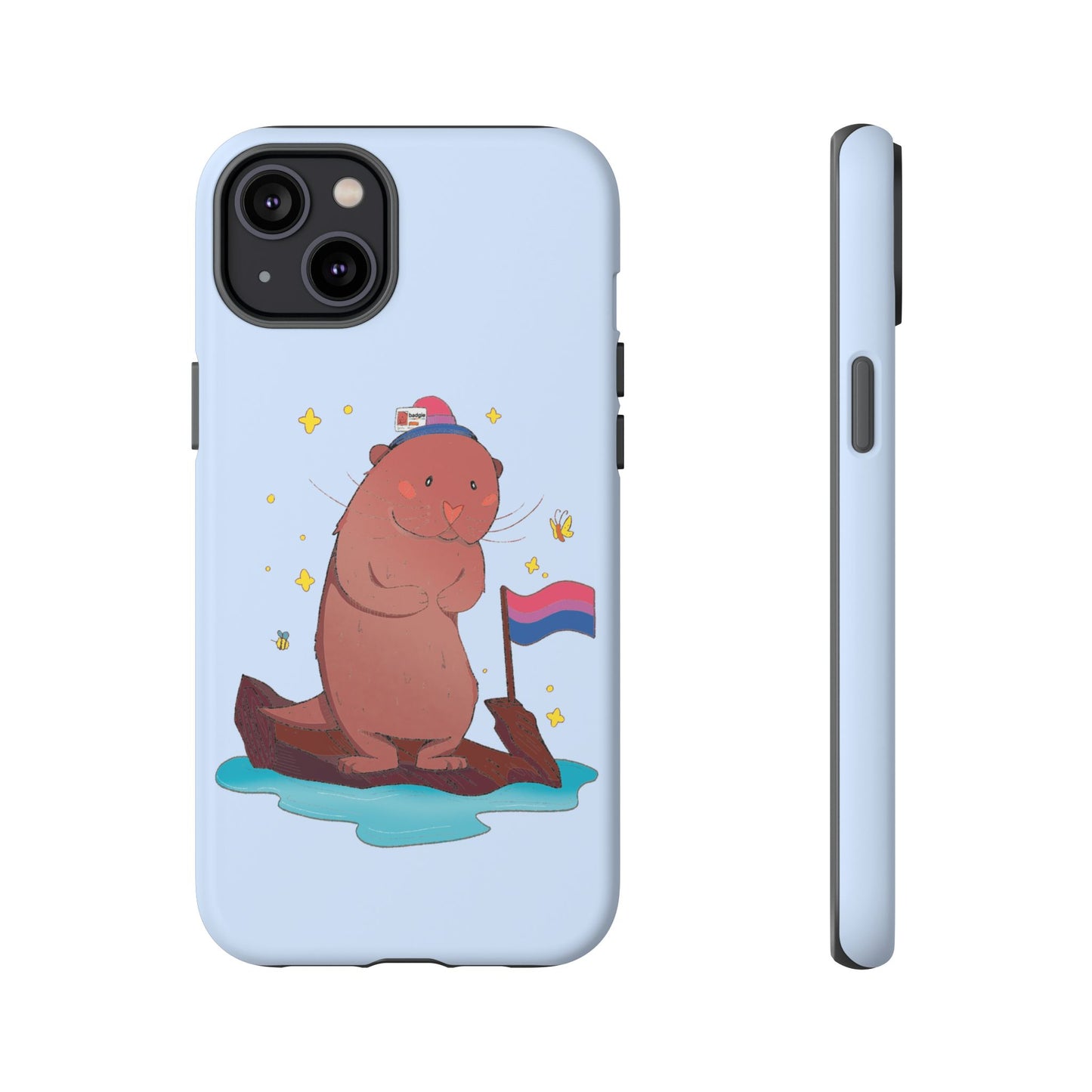 Badgie iPhone Case - Bisexual Otter "River"