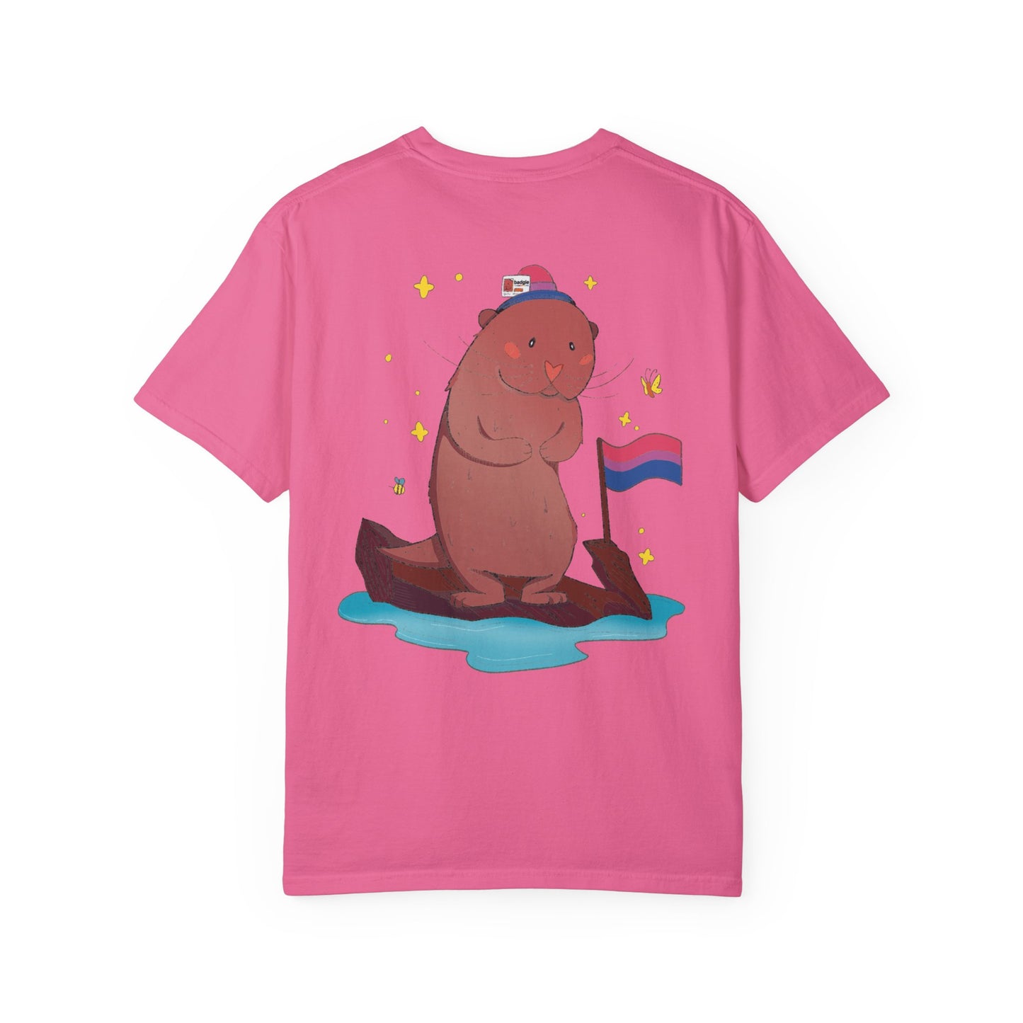 Badgie T-Shirt - Bisexual Otter "River"