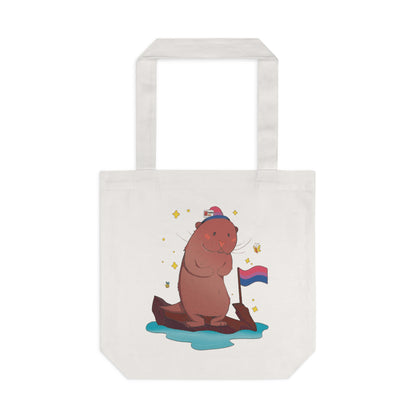 Badgie Tote Bag - Bisexual Otter "River"