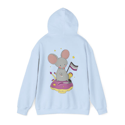 Badgie Hoodie -  Asexual Mouse “Roan”