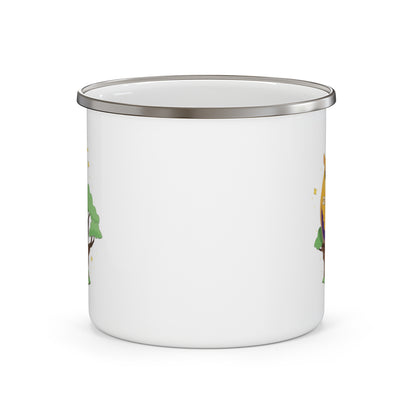 Badgie Enamel Camping Mug - Intersex Owl “Albert”