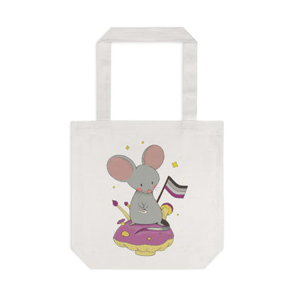 Badgie Tote Bag - Asexual Mouse "Roan"