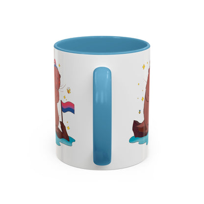 Badgie Ceramic Coffee Mug - Bi Otter “River”