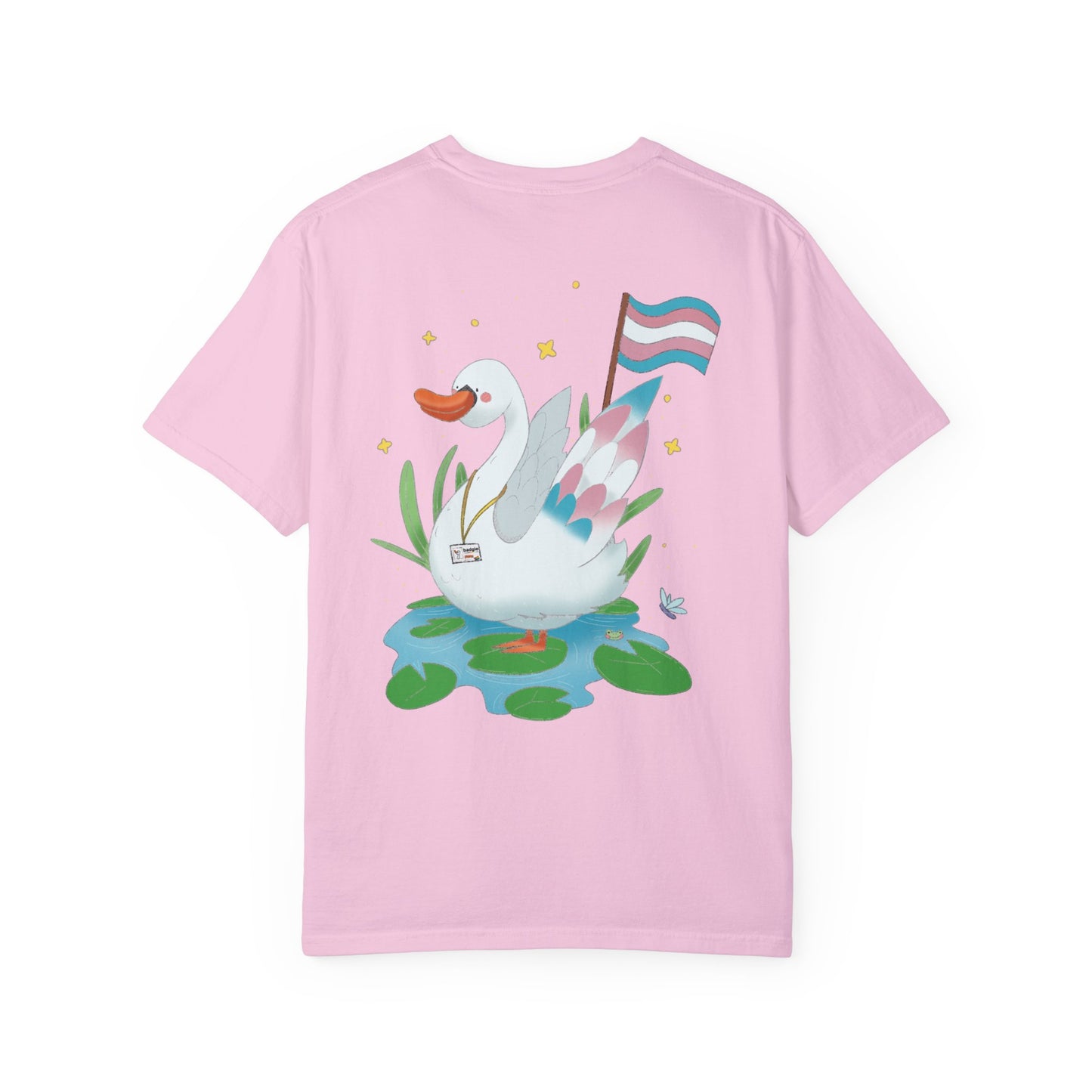 Badgie T-Shirt  - Trans Swan “Tundra”