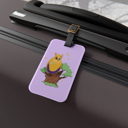 Badgie Luggage Tag - Intersex Owl "Albert"