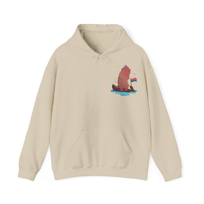 Badgie Hoodie - Bisexual Otter "River"