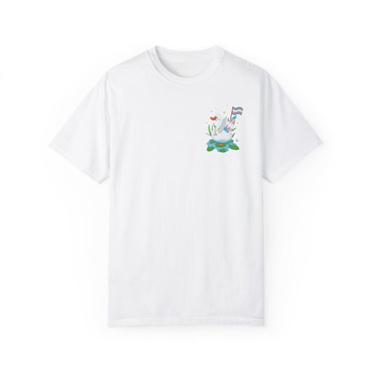 Badgie T-Shirt  - Trans Swan “Tundra”