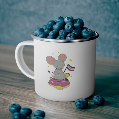 Badgie Enamel Camping Mug - Ace Mouse “Roan”