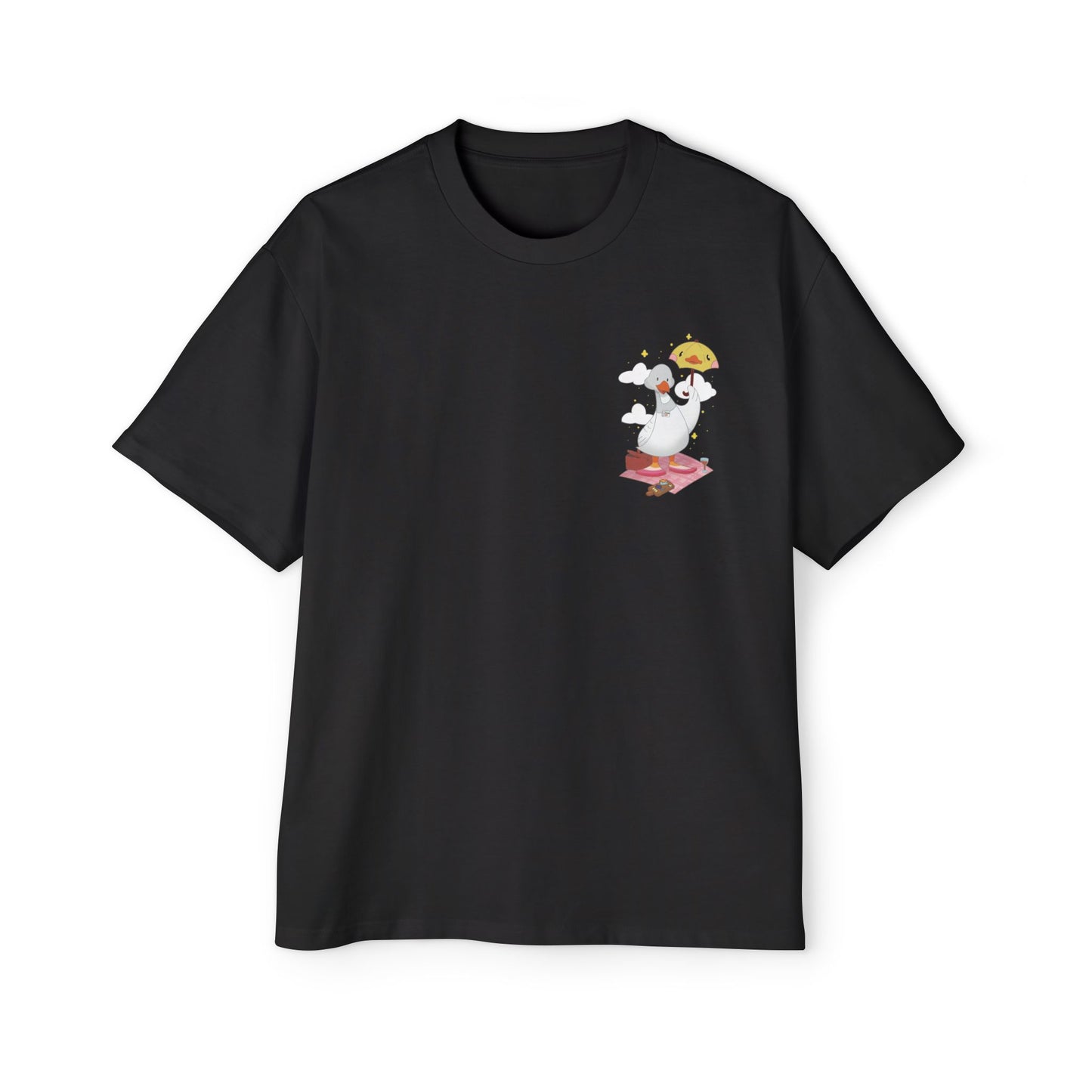 Badgie Oversized Heavy Drop Shoulder T-Shirt - Lesbian Goose "Tula"