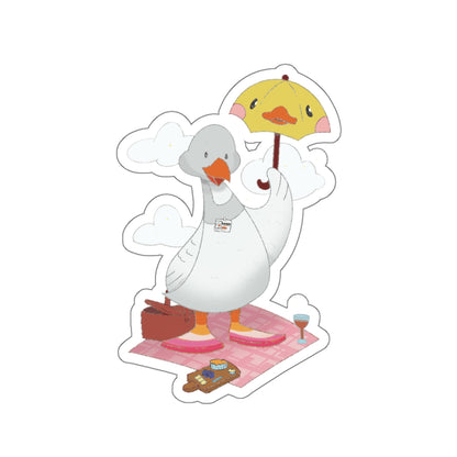 Kiss-Cut Stickers - Lesbian Goose "Tula"