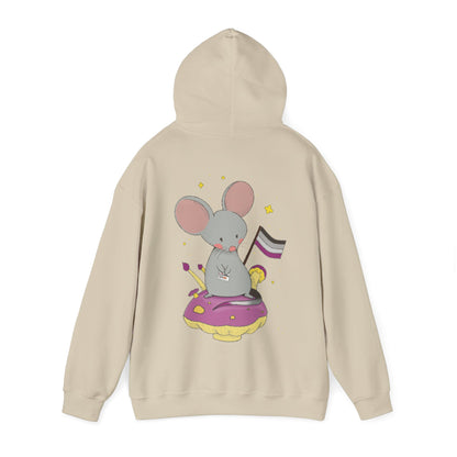 Badgie Hoodie -  Asexual Mouse “Roan”