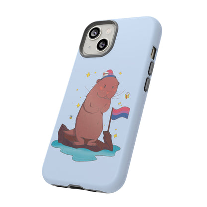 Badgie iPhone Case - Bisexual Otter "River"