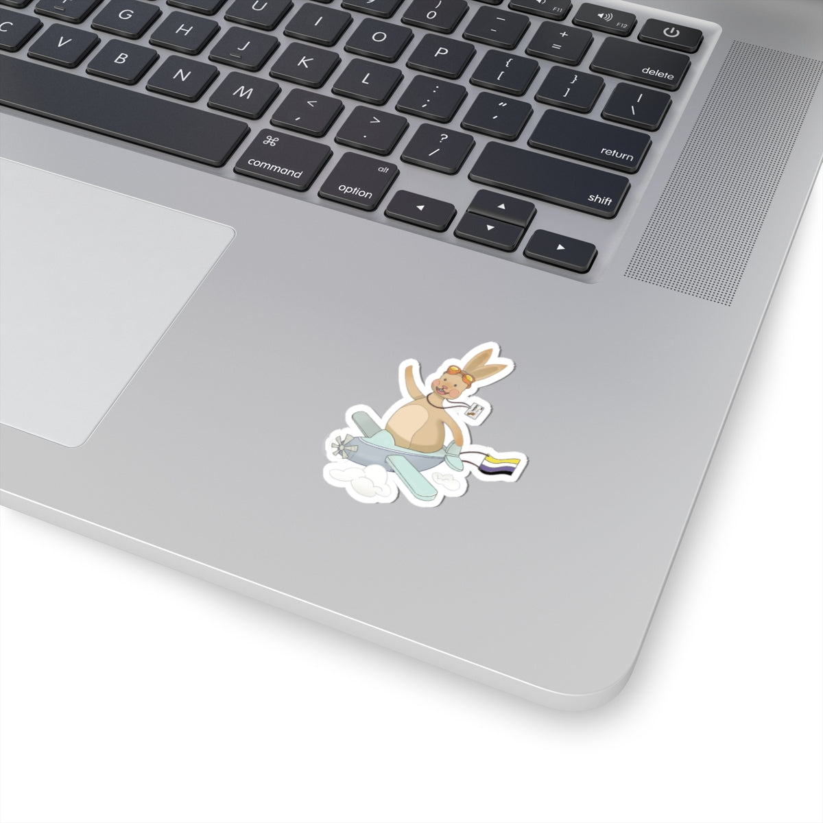 Kiss-Cut Stickers - Nonbinary Rabbit "Rex"