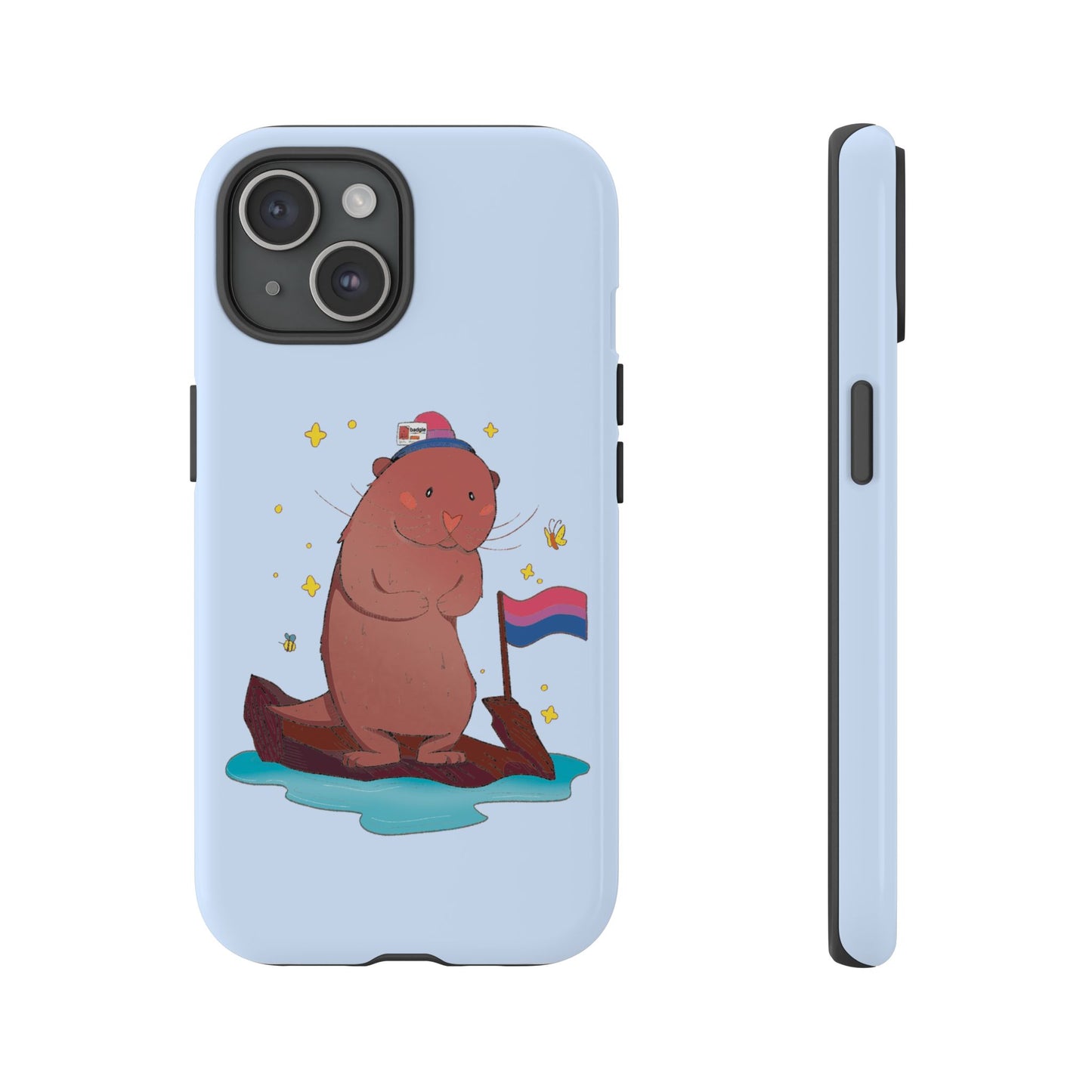 Badgie iPhone Case - Bisexual Otter "River"