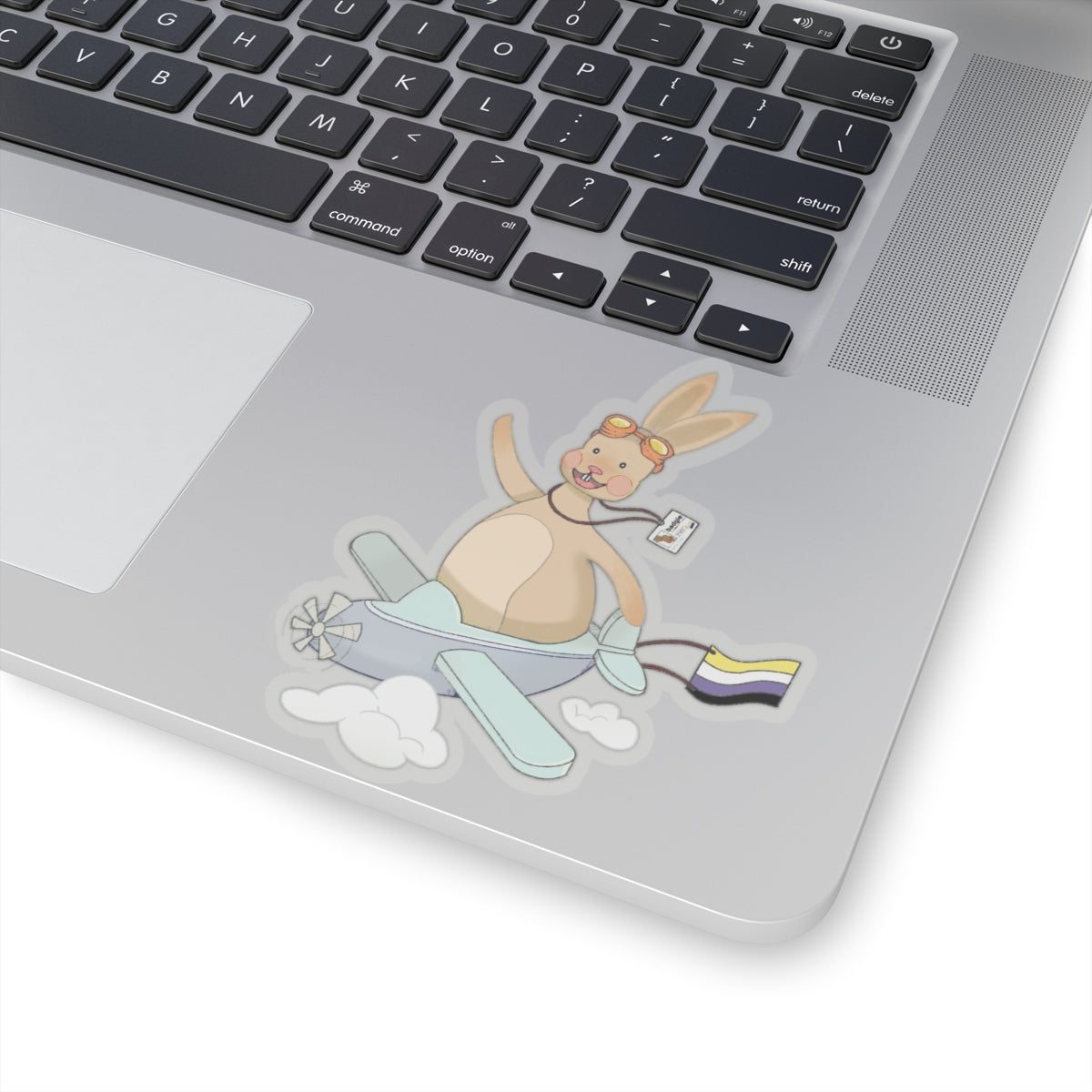 Kiss-Cut Stickers - Nonbinary Rabbit "Rex"