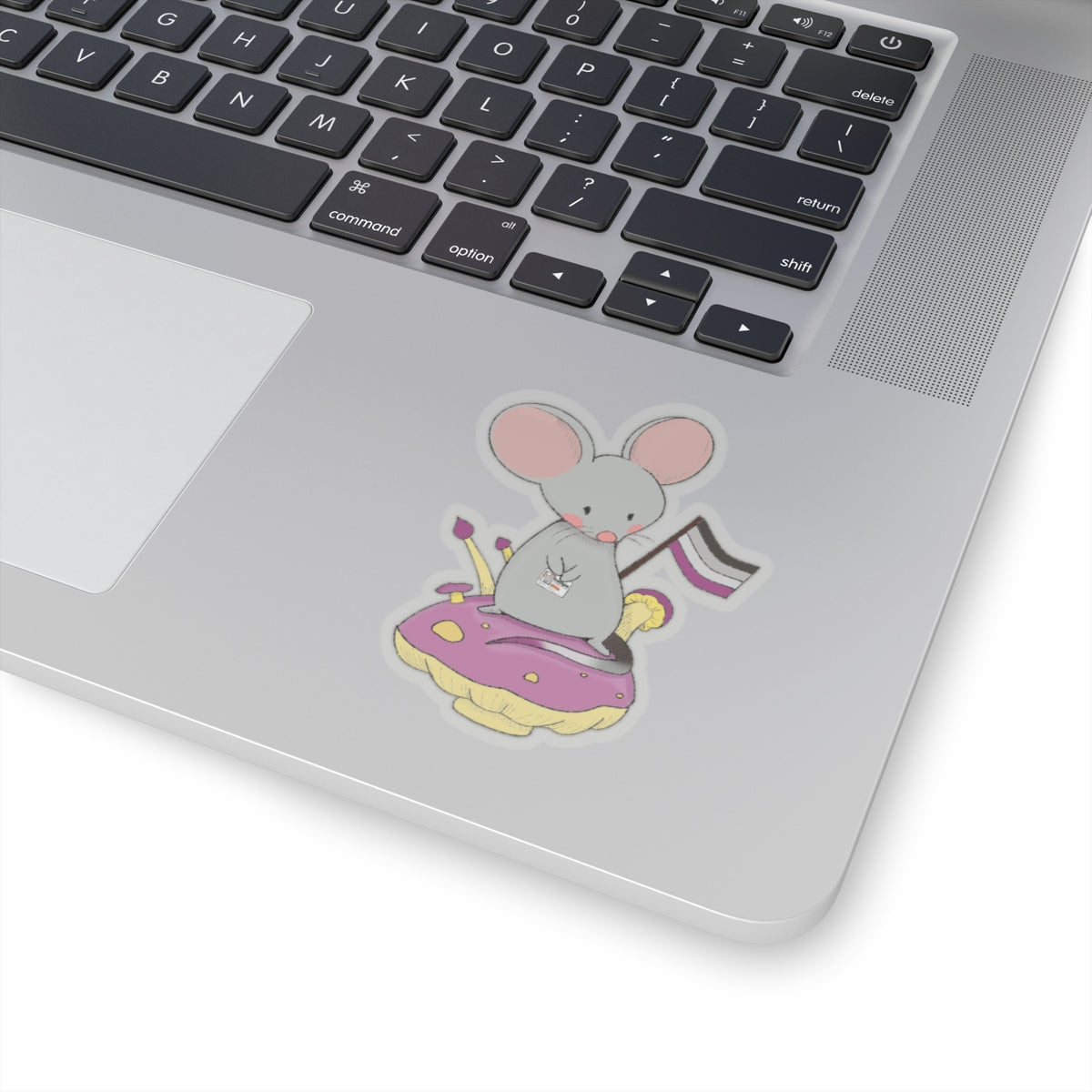 Kiss-Cut Stickers - Asexual Mouse "Roan"