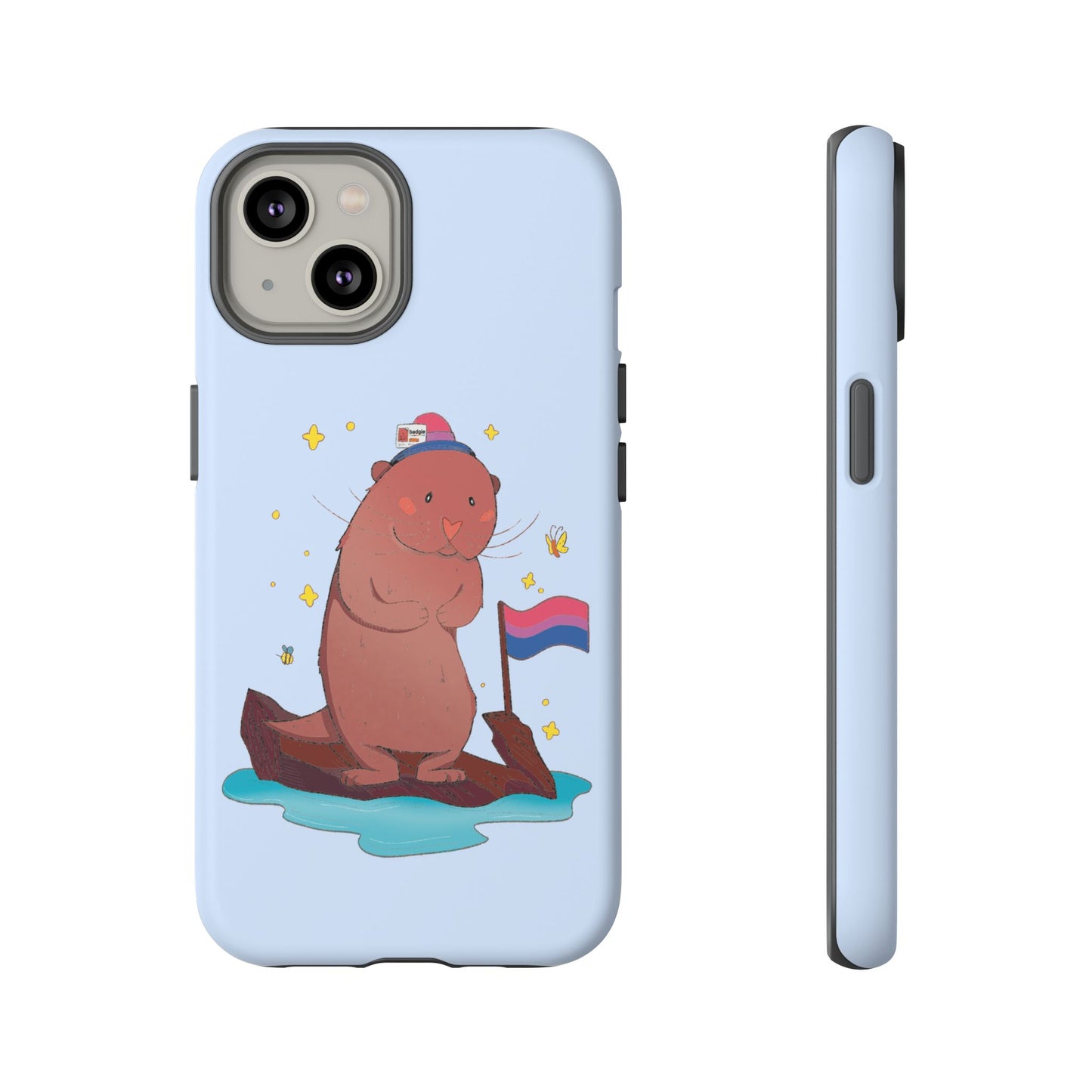 Badgie iPhone Case - Bisexual Otter "River"