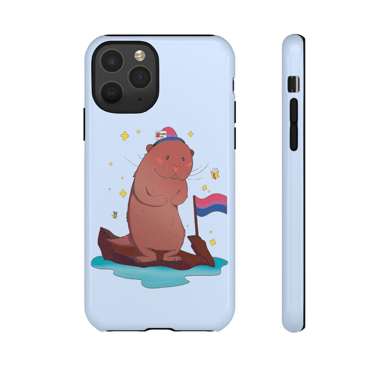 Badgie iPhone Case - Bisexual Otter "River"