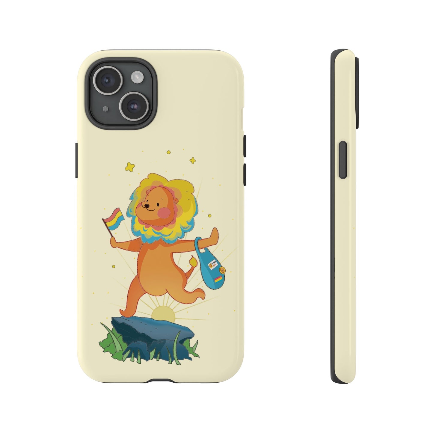 Badgie iPhone Case - Pansexual Lion "Barb"