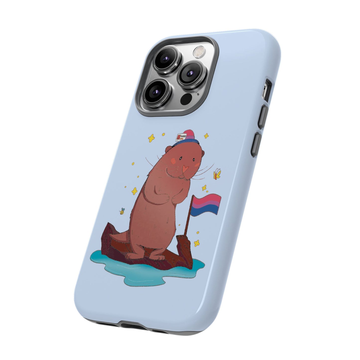 Badgie iPhone Case - Bisexual Otter "River"