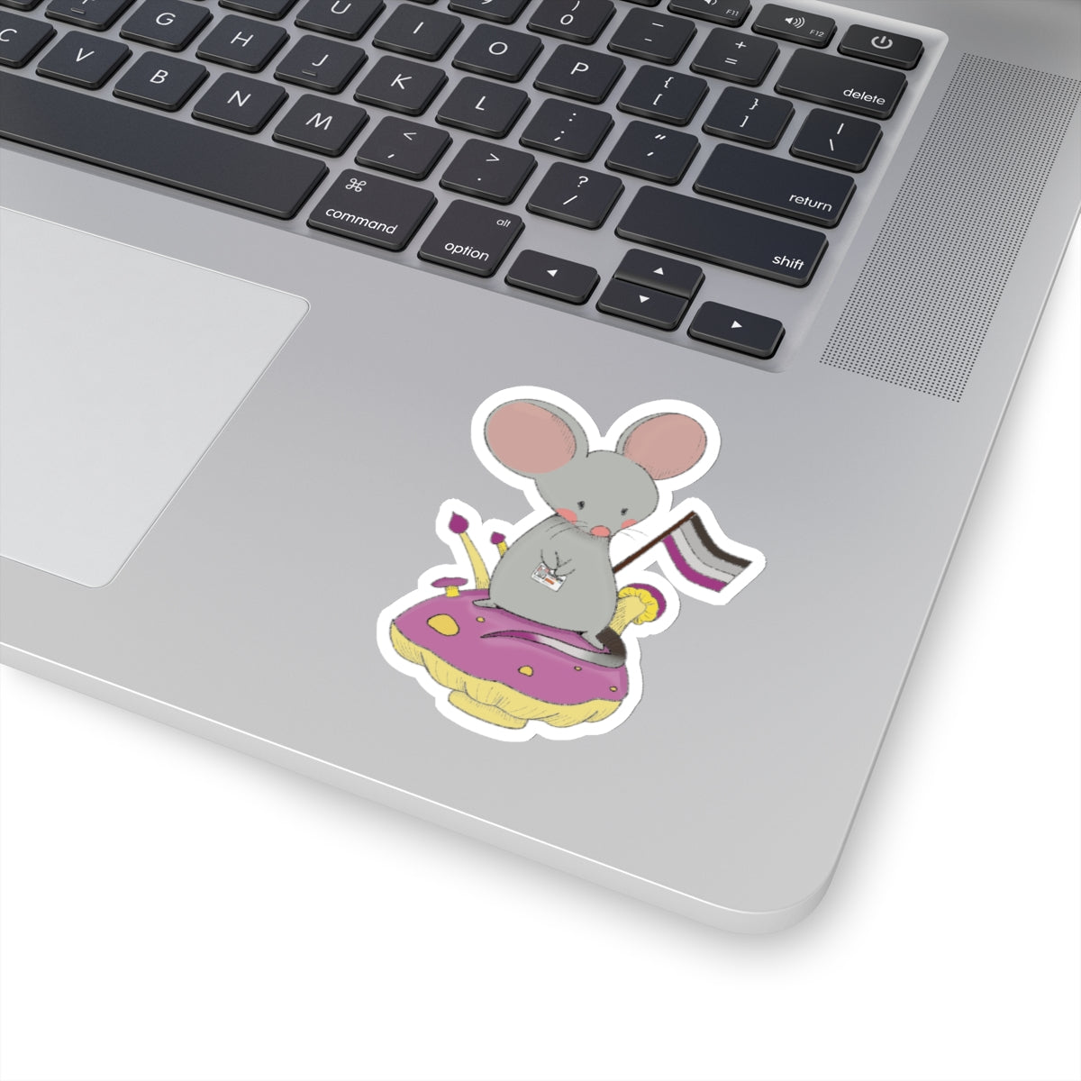 Kiss-Cut Stickers - Asexual Mouse "Roan"