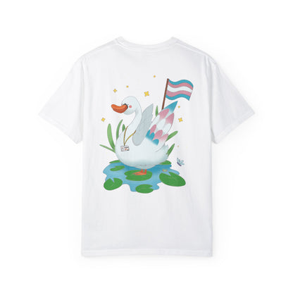 Badgie T-Shirt  - Trans Swan “Tundra”