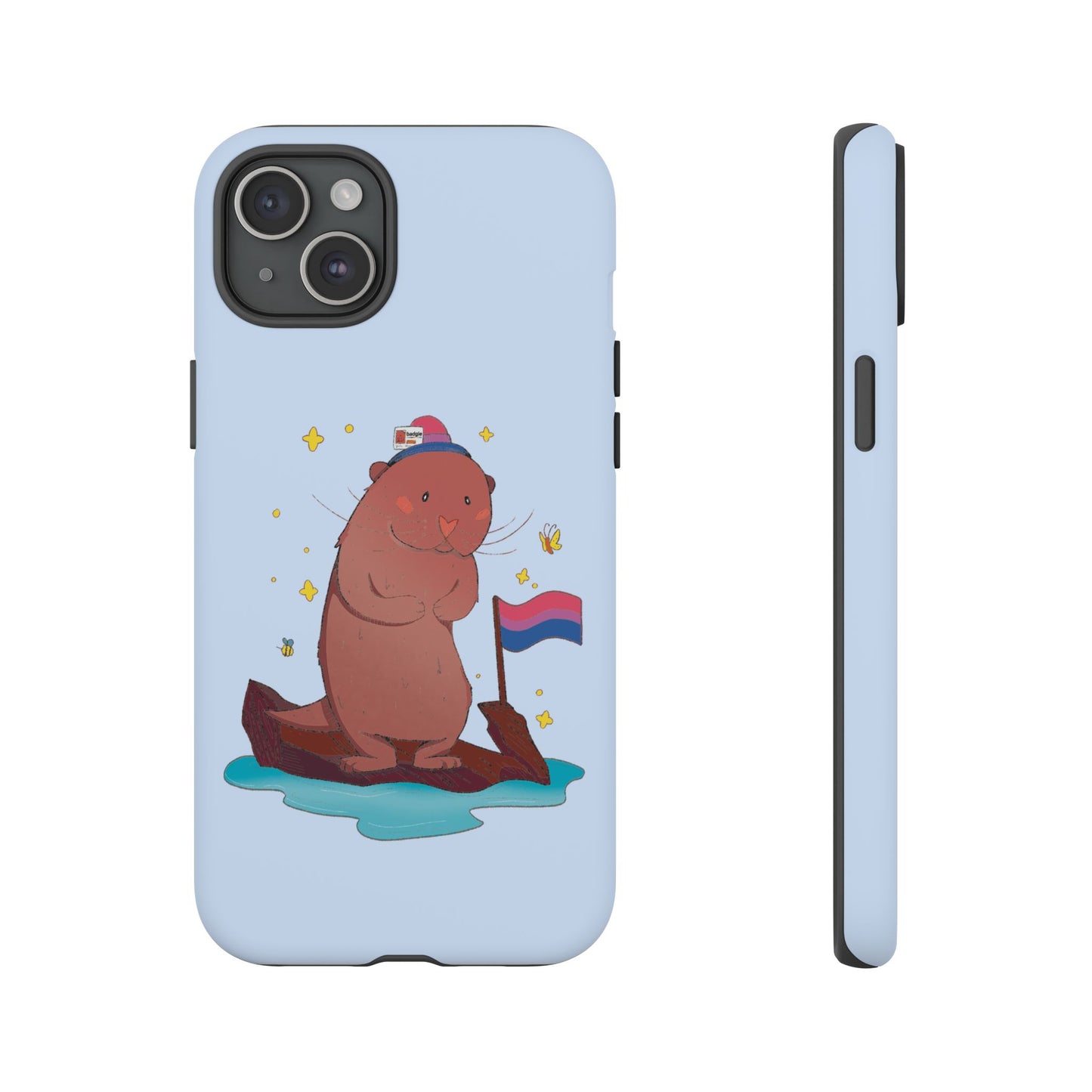 Badgie iPhone Case - Bisexual Otter "River"