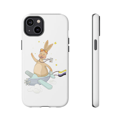 Badgie iPhone Case - Nonbinary Rabbit "Rex"