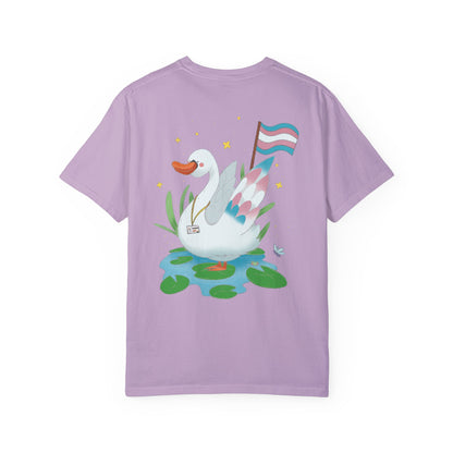 Badgie T-Shirt  - Trans Swan “Tundra”