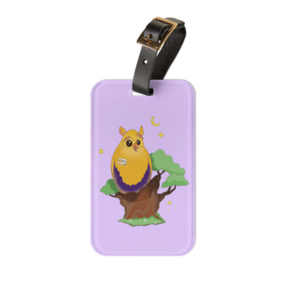 Badgie Luggage Tag - Intersex Owl "Albert"