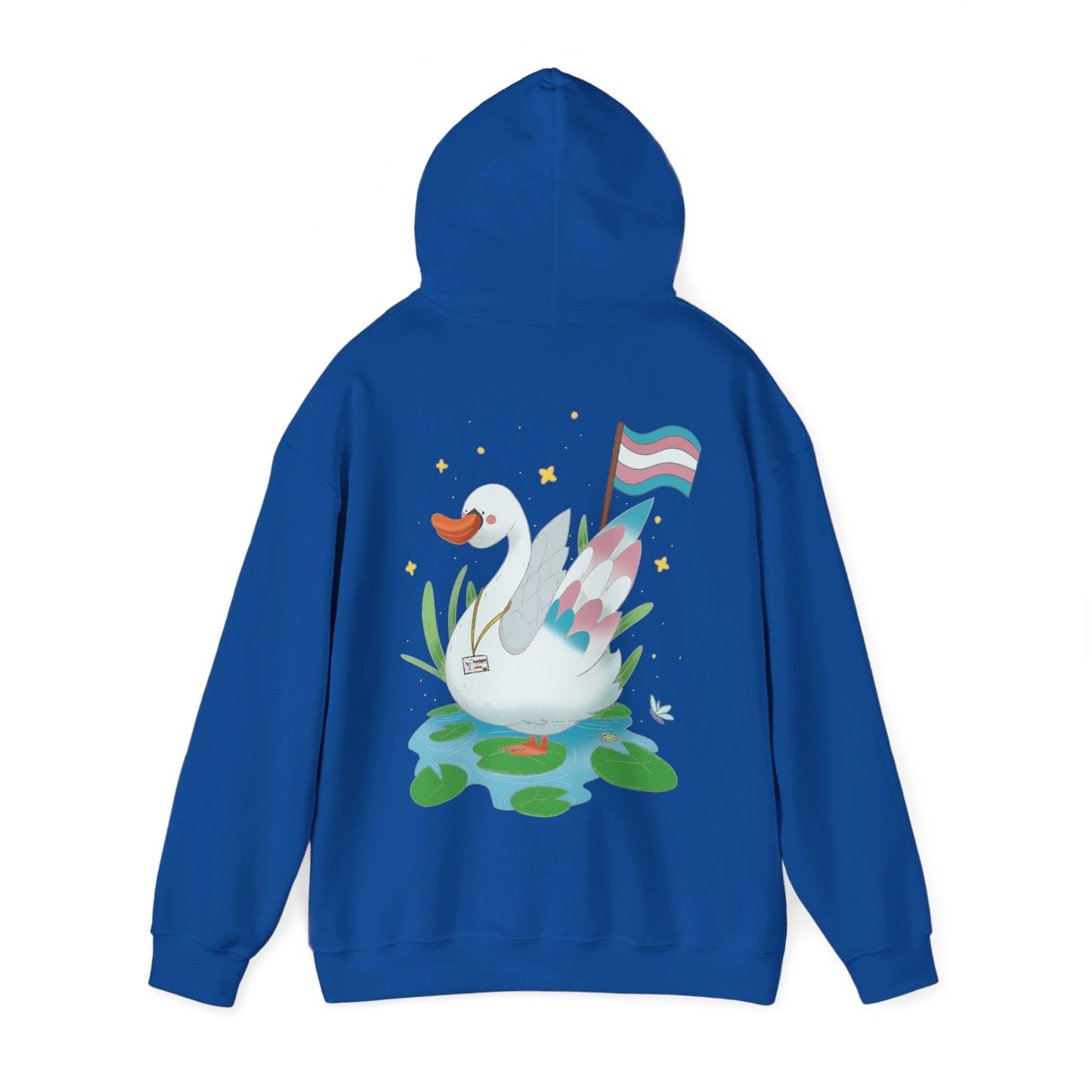 Badgie Hoodie - Trans Swan "Tundra"