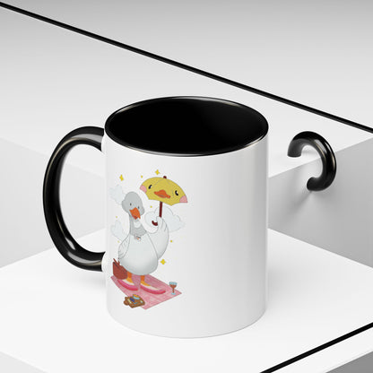 Badgie Ceramic Coffee Mug - Lesbian Goose “Tula”