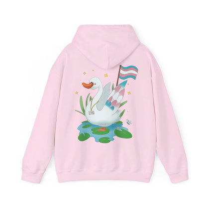 Badgie Hoodie - Trans Swan "Tundra"