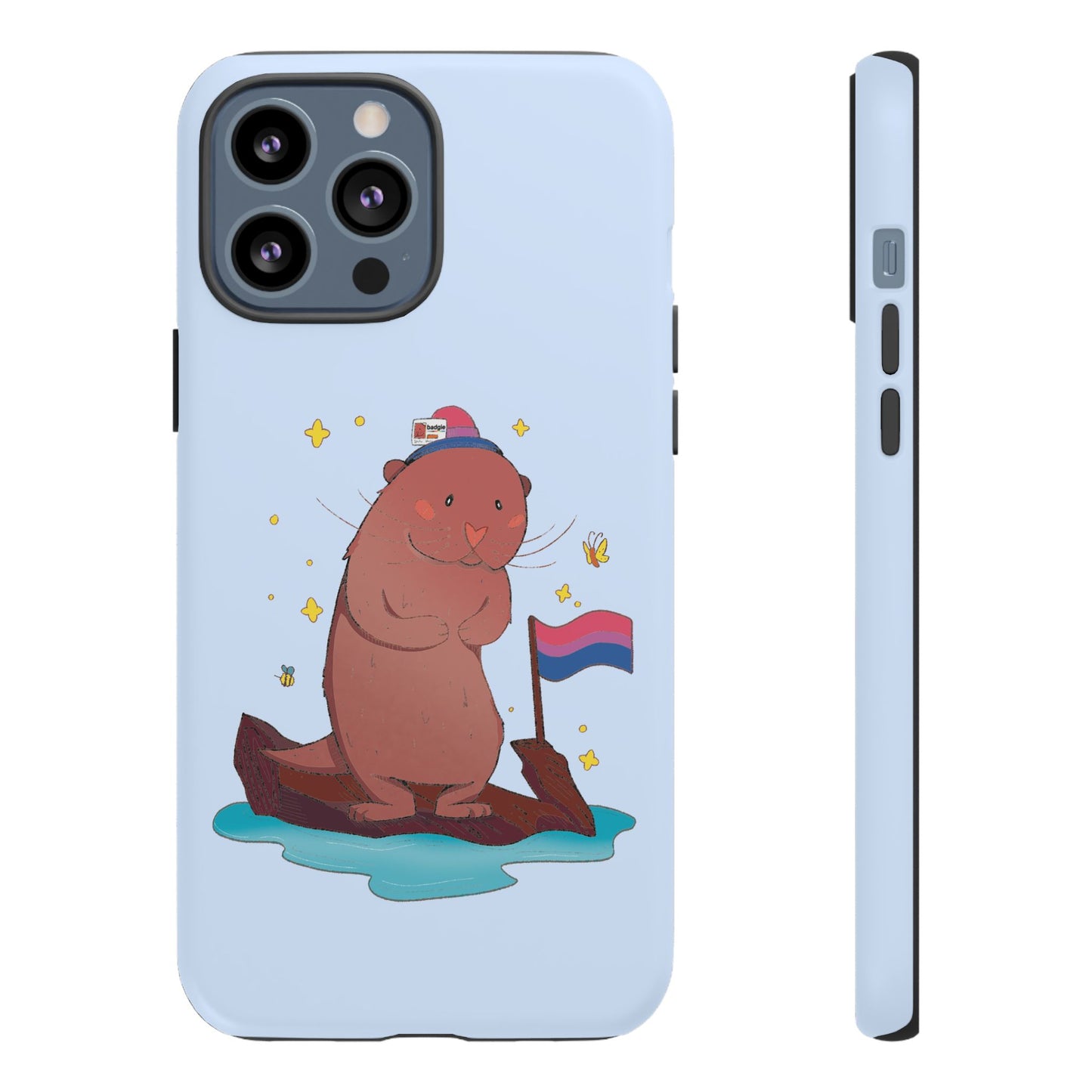 Badgie iPhone Case - Bisexual Otter "River"