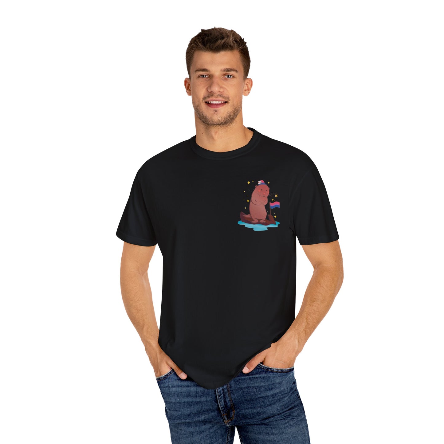 Badgie T-Shirt - Bisexual Otter "River"