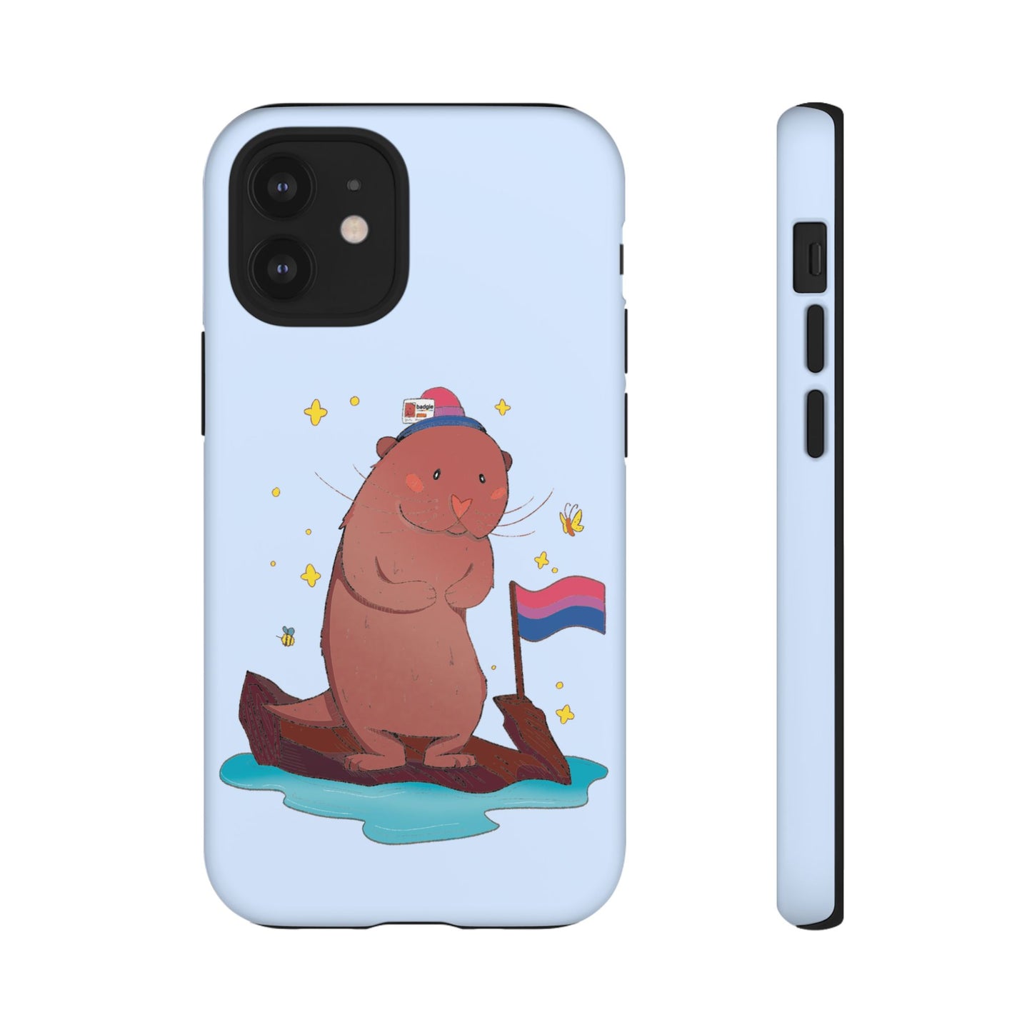 Badgie iPhone Case - Bisexual Otter "River"