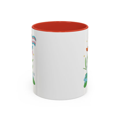 Badgie Ceramic Coffee Mug - Trans Swan “Tundra”