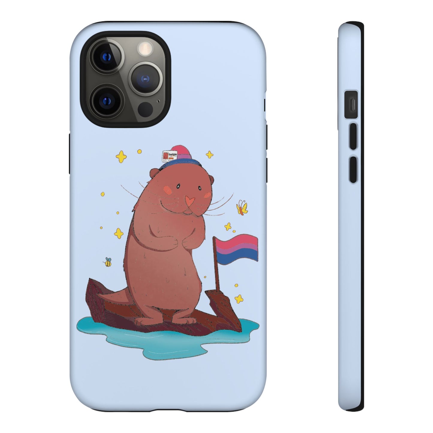 Badgie iPhone Case - Bisexual Otter "River"