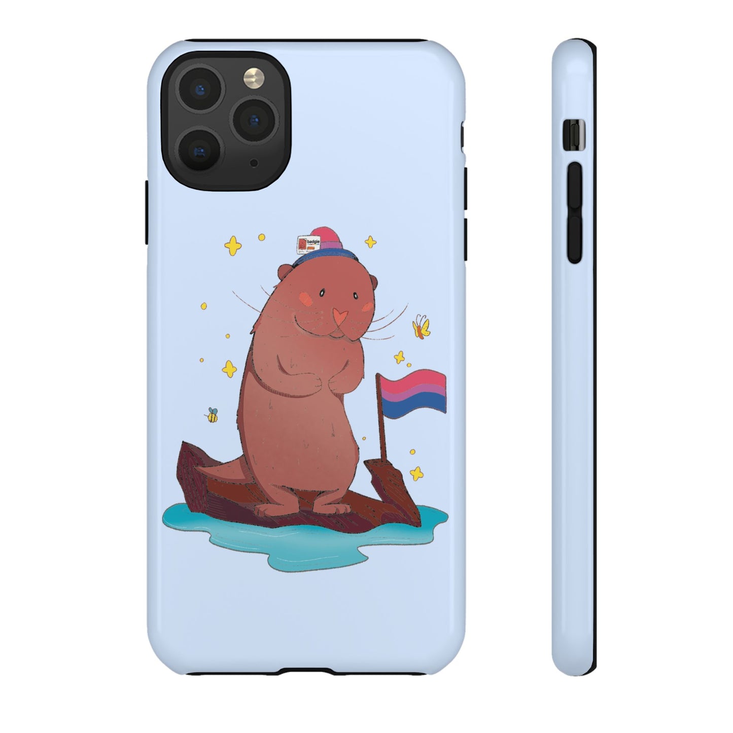 Badgie iPhone Case - Bisexual Otter "River"