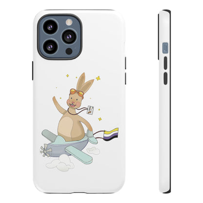 Badgie iPhone Case - Nonbinary Rabbit "Rex"